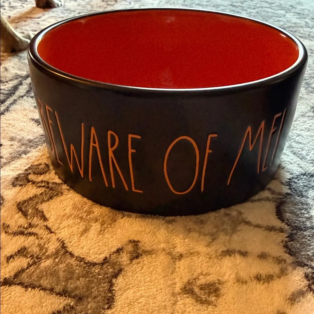 Rae Dunn 'Wicked’ and ‘Beware Of Me’ Pet Bowls